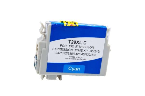 Epson C 13 T 29924010 / T29XLC kompatibel, Tintenpatrone cyan, 9,6ml