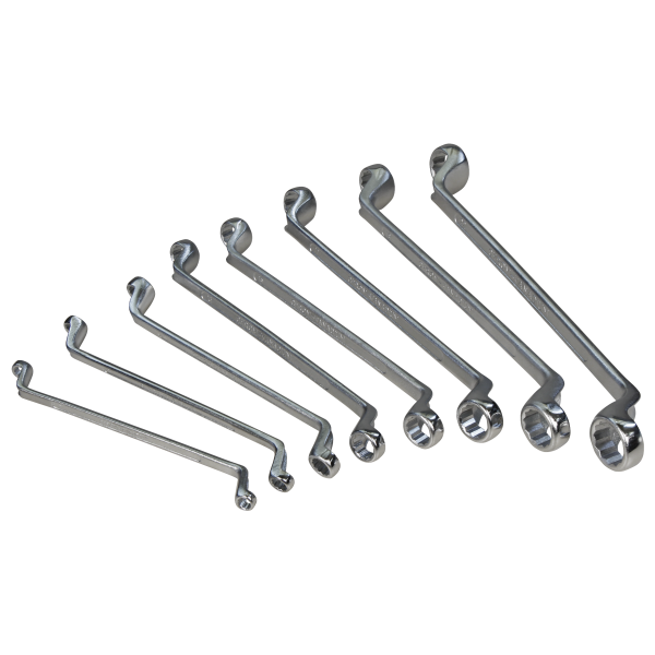 Ringschlüsselsatz, 8-tlg., Chrom-Vanadium, 6-22 mm