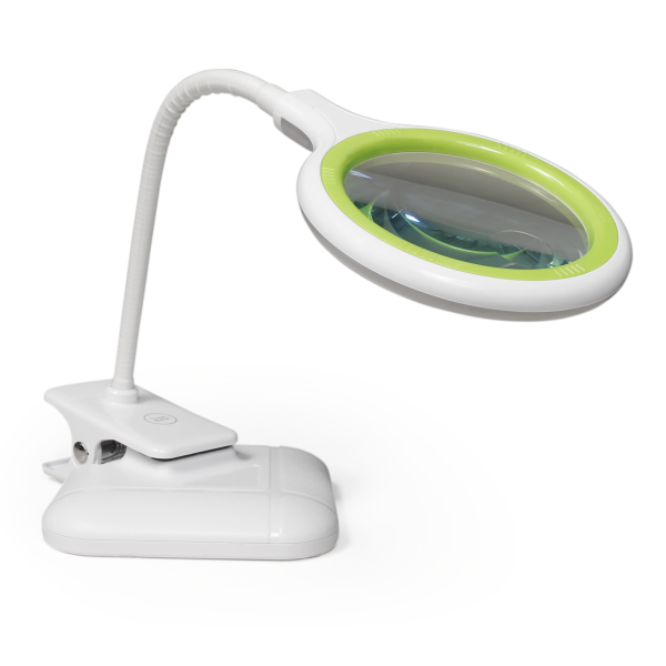 Lupenleuchte McShine ''LL-52'', 36 LEDs, Tisch- und Klemmleuchte, dimmbar, Kunststoff