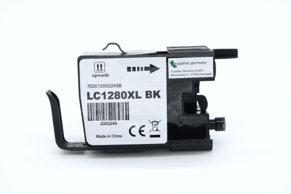 LC1280XLBK alternativ Tinte black Brother / LC1280XLBK / 73ml