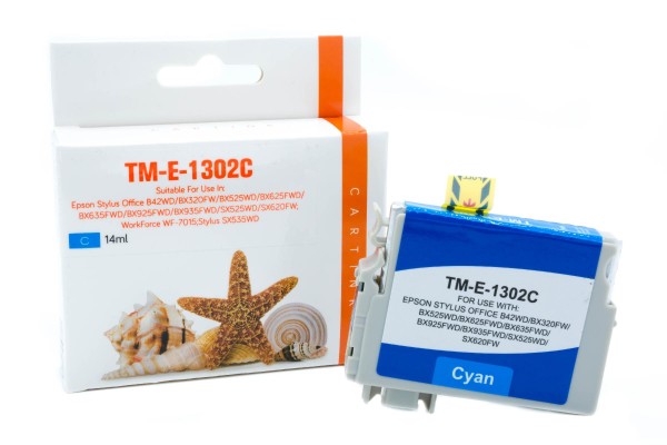 T1302 alternativ Tinte cyan / C13T13024010 / 14ml