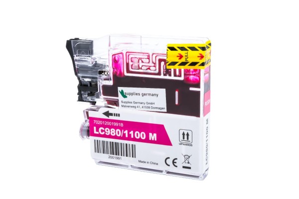 LC980/1100M alternativ Tinte magenta Brother / LC980M / 20ml