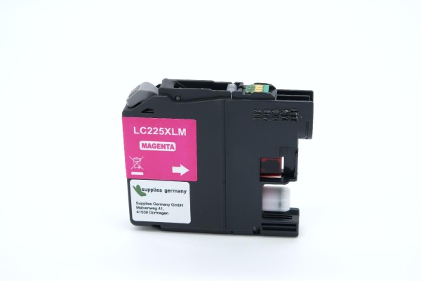 LC225XLM alternativ Tinte magenta Brother / LC225XLM / 11ml