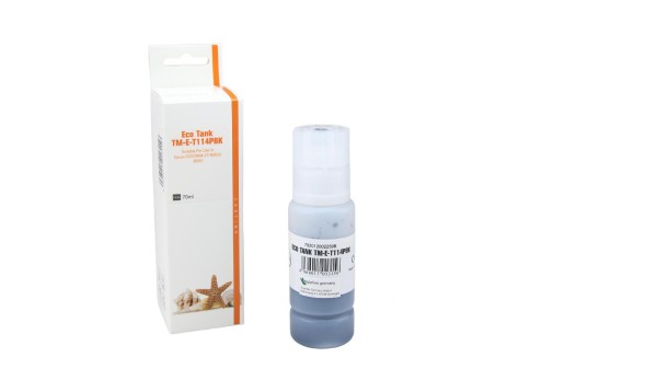 T114PBK Eco Tank Nachfüllflasche Photo black Epson / C13T07B140 / 70ml