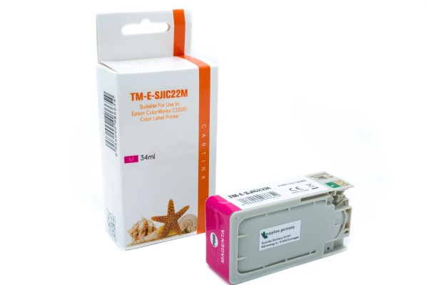 SJIC22M alternativ Tinte magenta Epson / C33S020603 / 32,5ml