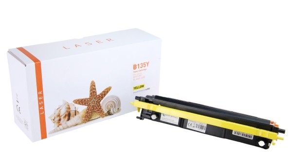 TN135Y alternativ Toner yellow Brother / TN135Y / 4.000 Seiten