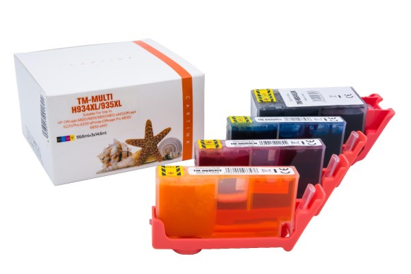 Multipack 934XL/935XL alternativ Tinte HP / C2P24AE / BK56,6ml /C,M,Y14,6ml
