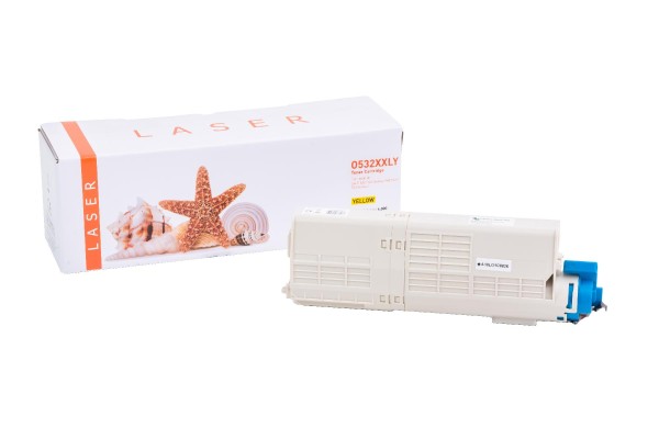 C532XXLY alternativ Toner yellow Oki / 46490605 / 6.000 Seiten