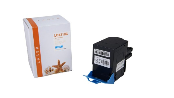 CX310C alternativ Toner cyan Lexmark / 80C2SCO / 2.000 Seiten