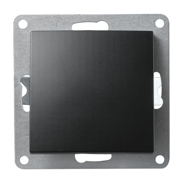 Kreuzschalter McPower ''Flair'', 250V~/10A, UP, matt schwarz