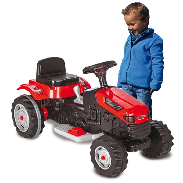 Elektro-Kinderfahrzeug Traktor Strong Bull rot 6V