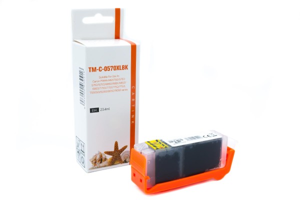 PGI570BK alternativ Tinte black / 0372C001 / 23,4ml / mit Chip