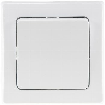 DELPHI Wechsel-Schalter, UP, weiß - 250V~/ 10A, inkl. Rahmen, Steckanschluss