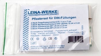 Pflasterset 20-teilig - für DIN-Füllungen 13157 + 13169-2021