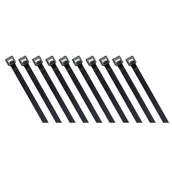 Kabelbinder McPower, schwarz, 140x3,6mm, 100er-Pack, UV beständig