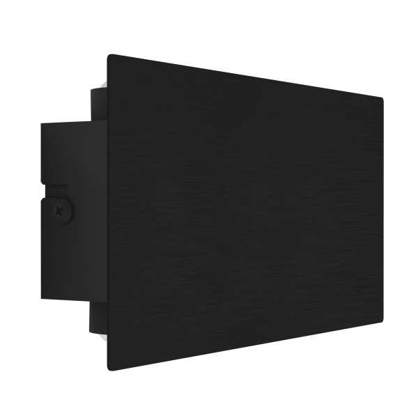 Wandleuchte EGLO ''Talamello'', LED, Aluminium, schwarz, rechteckig